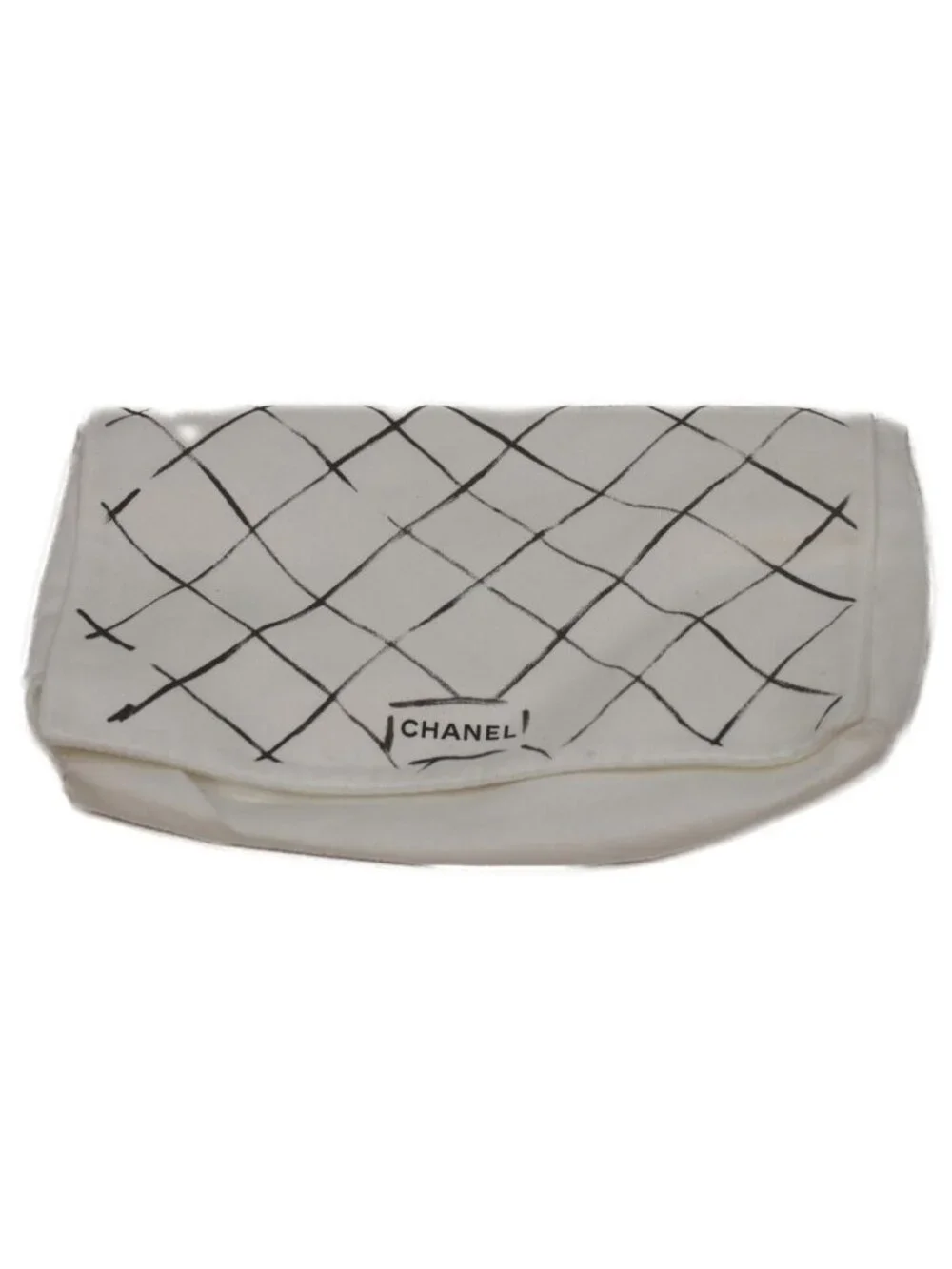 Chanel 21 Black Rum Silver Double Flap Quilted 25